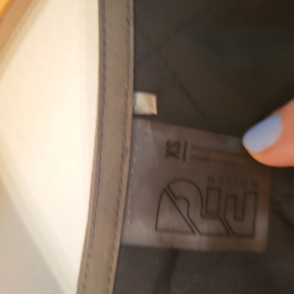 P. E NATION jacket.  Size XS, oversized. Dark green with bright  orange  lines . - Picture 4 of 4